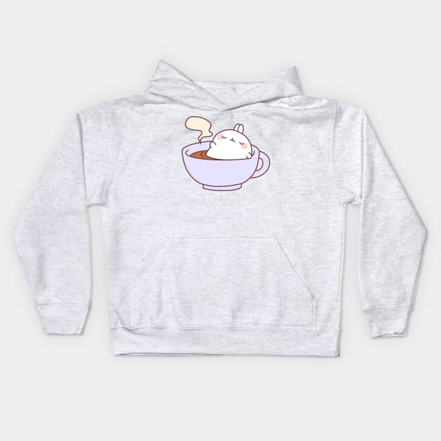 Hot chocolate Kids Hoodie by miriart